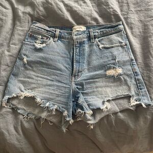 Abercrombie & Fitch High Rise Denim Shorts | Size: 29/8 with 4” Inseam
